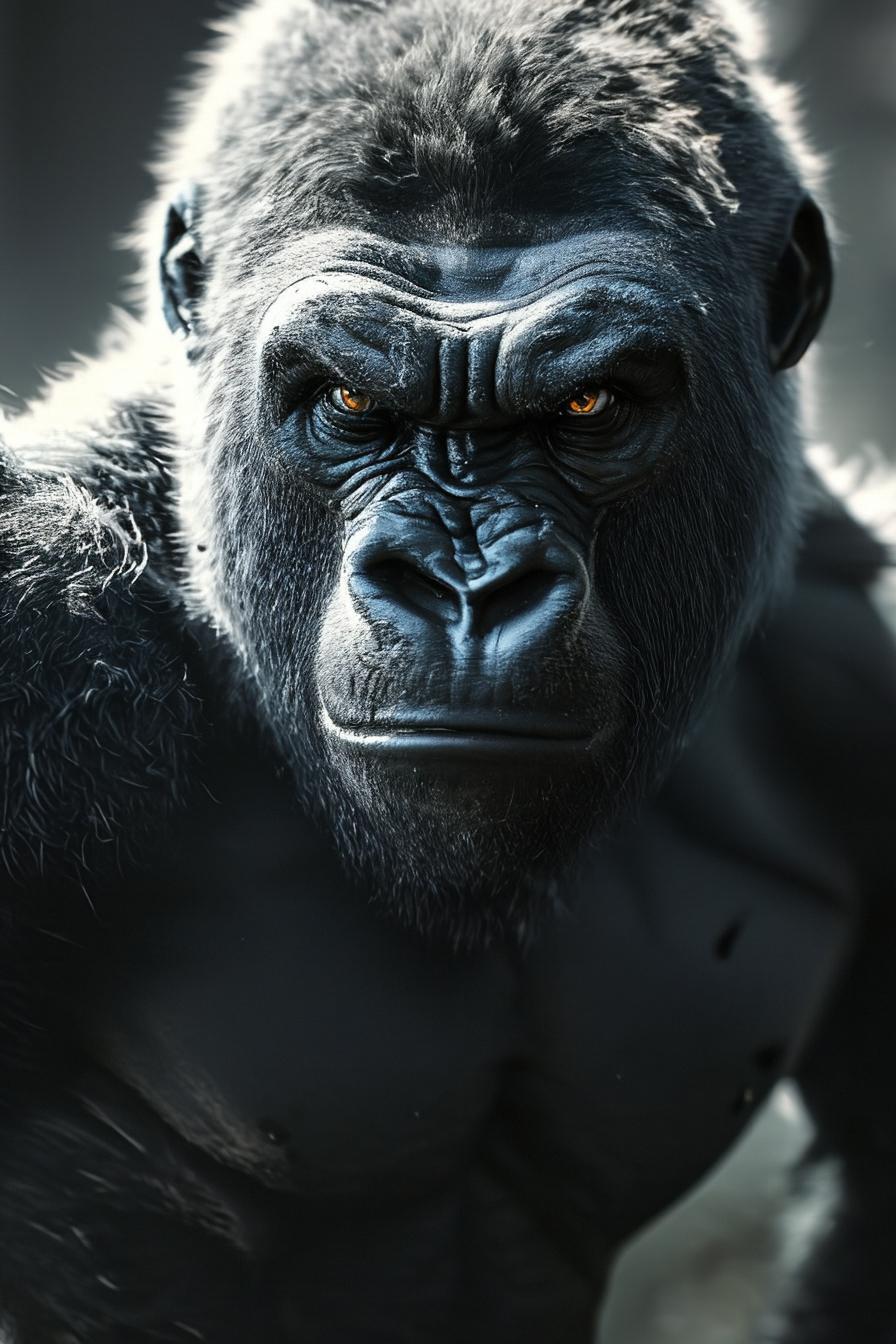 Primal gorilla stare