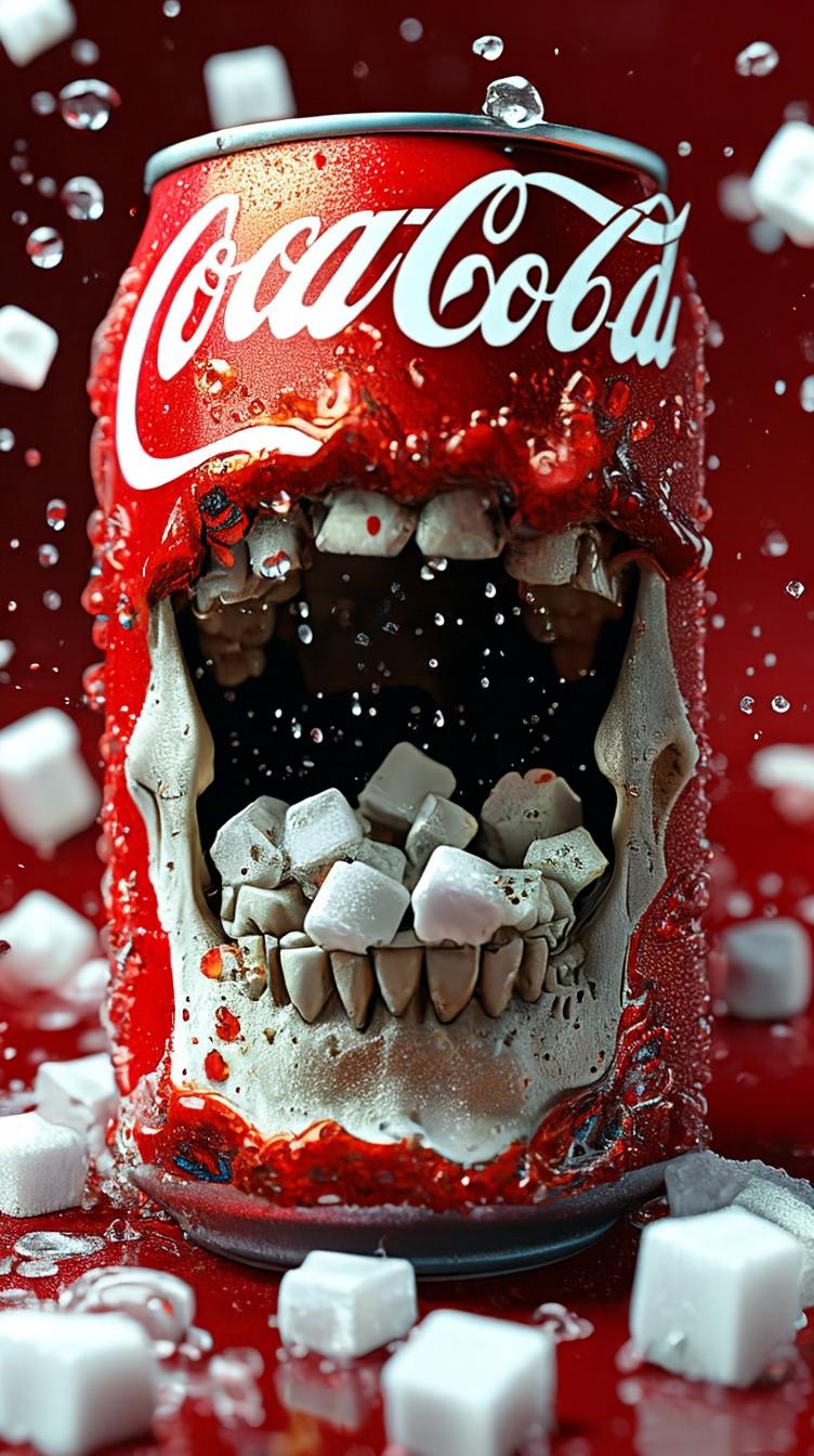 Coke skull concept render