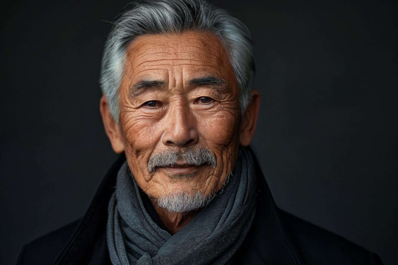 High-fidelity elder portrait