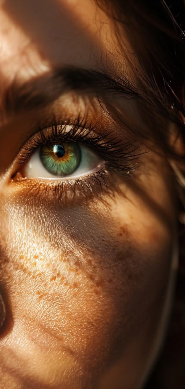 Macro eye texture study